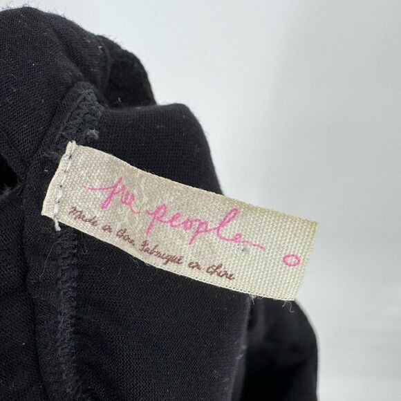 Free People Black Turn‎ Back Time Dress Size 0 - Picture 5 of 7